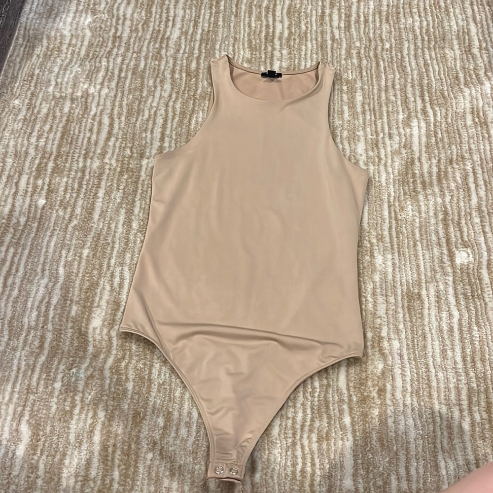 Beige body suite